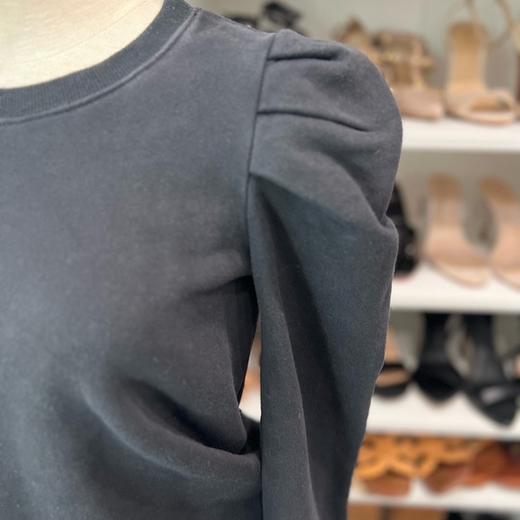 Pam & Gela 🖤 Puff Sleeve Sweatshirt • Black • Small - Picture 4 of 6